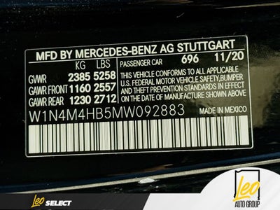 2021 Mercedes-Benz GLB GLB 250