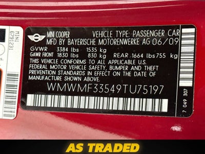 2009 MINI Cooper 2dr Cpe