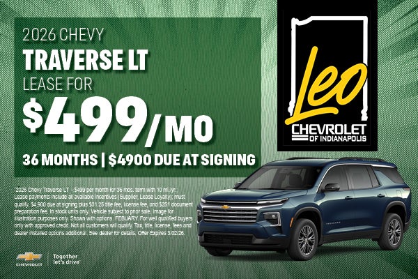 2026 Chevy Traverse LT