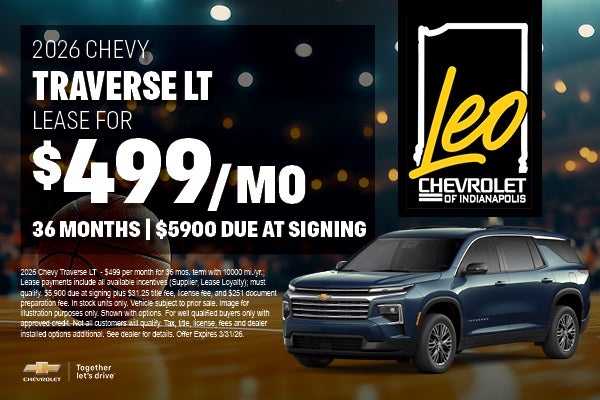 2026 Chevy Traverse LT